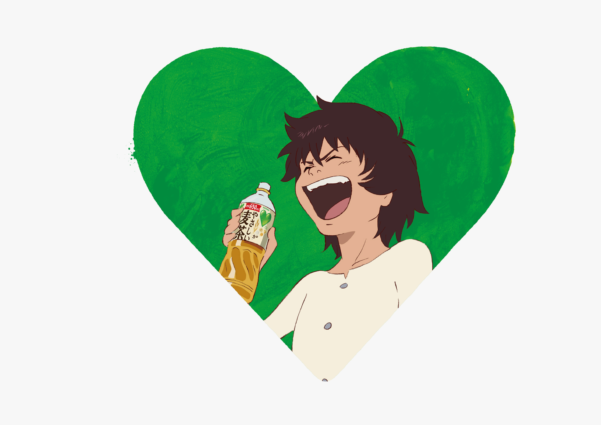 Suntory Green Dakara X Bakemono No Ko Mr Design