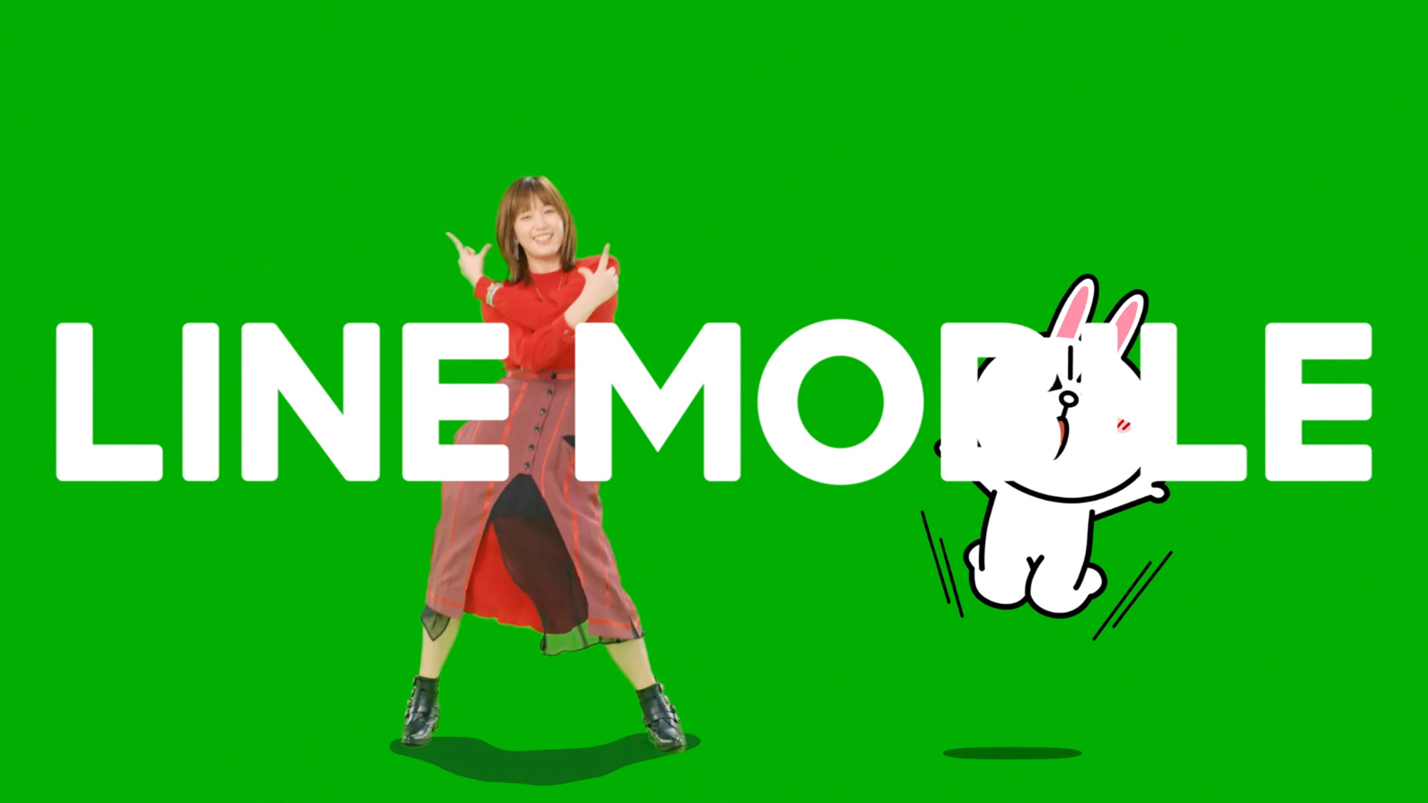 line mobile トップ ポスター